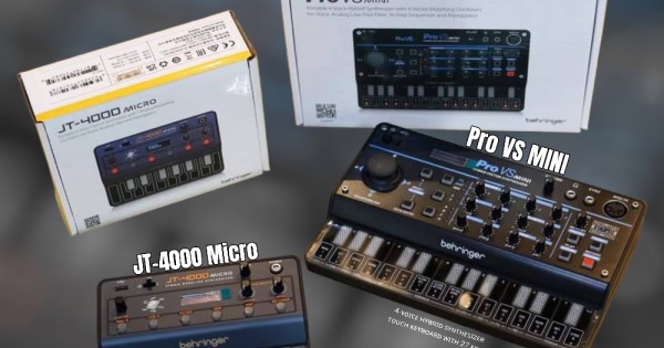 Synthesiser Behringer JT-4000 MICRO Behringer PRO VS MINI